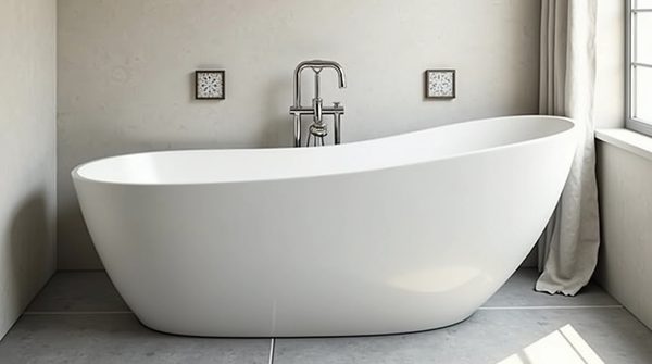 Baignoire sabot : le retour tendance du bain gain de place