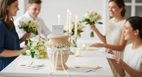 Pourquoi l'urne de mariage est-elle incontournable pour votre réception ?